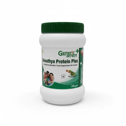 Protein powder with Vitamin, Carbohydrate, Iron, calcium & Mineral (Swasthya Protein Plus-Elachi Flavour)- GA