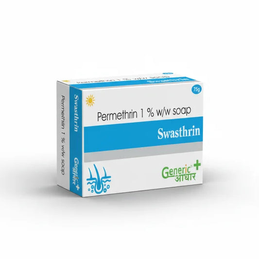 Permethrin 1 % w/w Soap 75 gm (Swasthrin)- GA