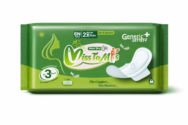 Miss To Mrs Sanitary Pads Dry Net ( L Size ) - GA