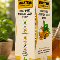 Swasthya Cough Relief Syrup | Honey-Based Ayurvedic Cough Syrup 100ml
